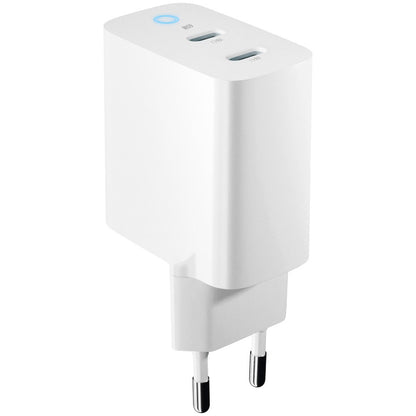 Punjač za mrežu Forever TC-06-65CC, 65W, 3.25A, 2 x USB-C, Bijeli