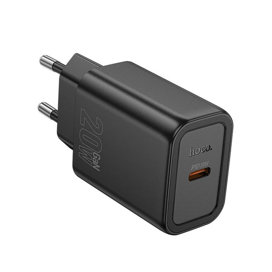 Punjač Mreža HOCO N60, 20W, 3A, 1 x USB-C, Crni