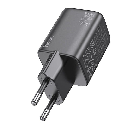 Punjač za mrežu HOCO N40, 20W, 3A, 1 x USB-C, Crni