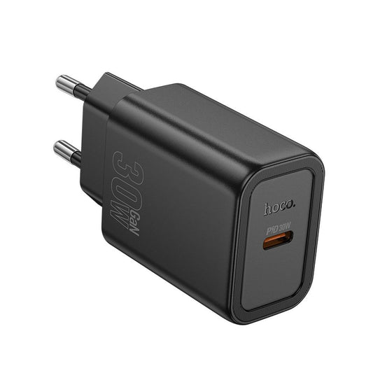 Punjač za mrežu HOCO N62, 30W, 3A, 1 x USB-C, Crni