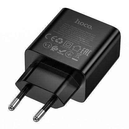 Mrežni punjač HOCO N77, 45W, 3A, 1 x USB-C, Crna