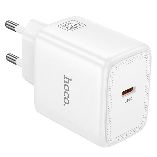 Punjač za mrežu HOCO N83, 40W, 3A, 1 x USB-C, Bela