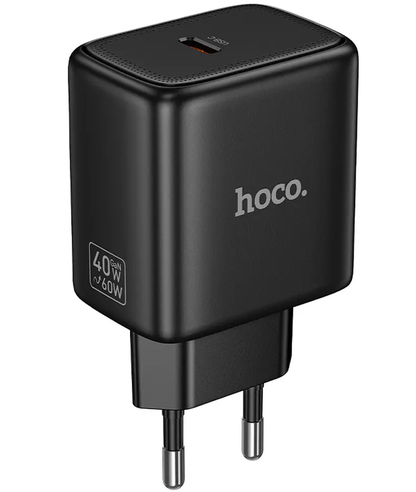 Punjač za mrežu HOCO N83, 40W, 3A, 1 x USB-C, Crna