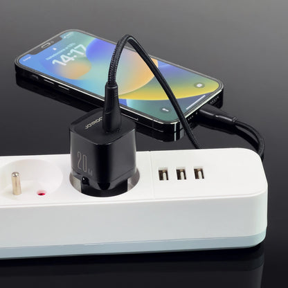 Punjač mreže Joyroom JR-TCF02, 20W, 3A, 1 x USB-C, Crni