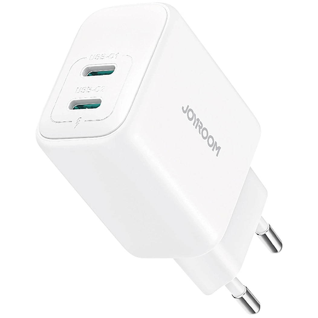 Punjač Mreža Joyroom JR-TCF12, 20W, 3A, 2 x USB-C, Bela