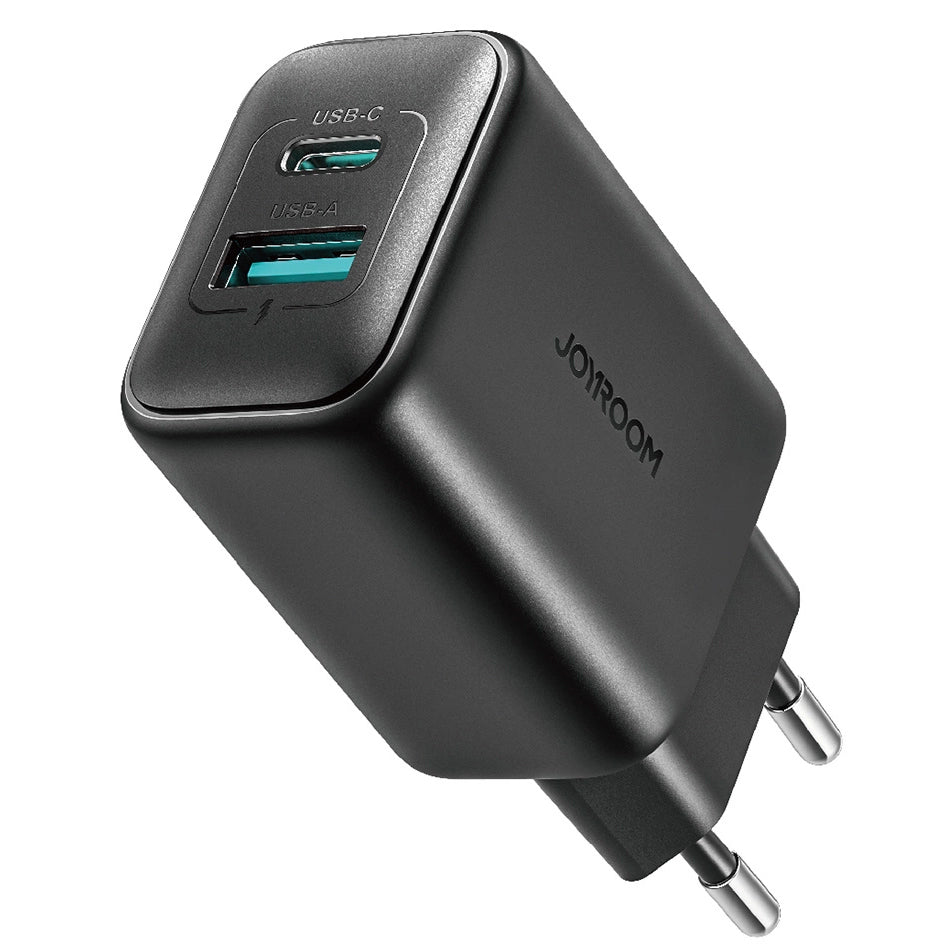 Punjač Mreža Joyroom JR-TCF13, 25W, 3A, 1 x USB-A - 1 x USB-C, Crni