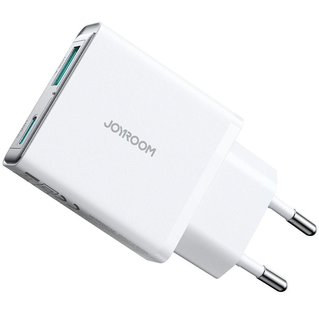 Punjač za mrežu Joyroom JR-TCF14, 20W, 3A, 1 x USB-A - 1 x USB-C, Beli