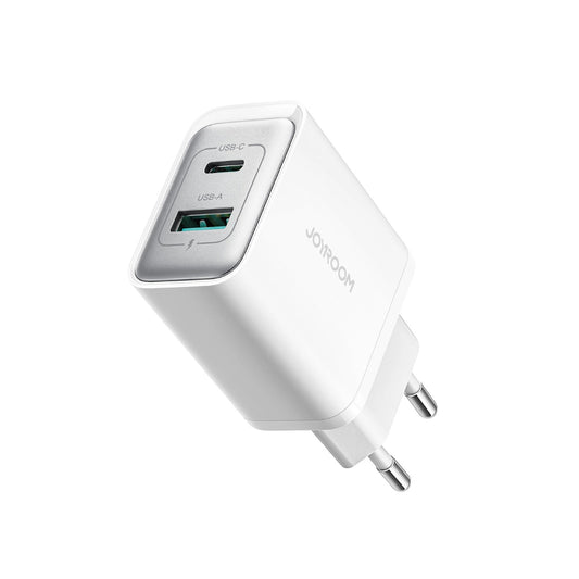 Punjač mreže Joyroom JR-TCF15, 30W, 5A, 1 x USB-A - 1 x USB-C, Beli