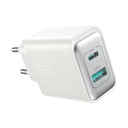 Punjač mreže Joyroom JR-TCF15, 30W, 5A, 1 x USB-A - 1 x USB-C, Beli