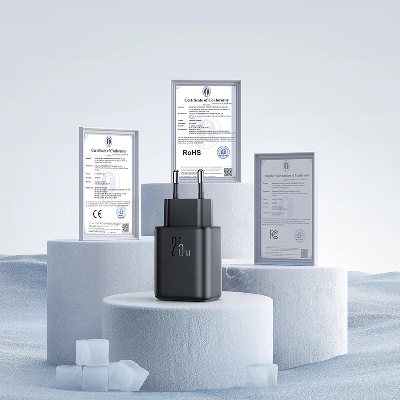 Punjač mreže Joyroom JR-TCF23, 25W, 3A, 1 x USB-C, Crni