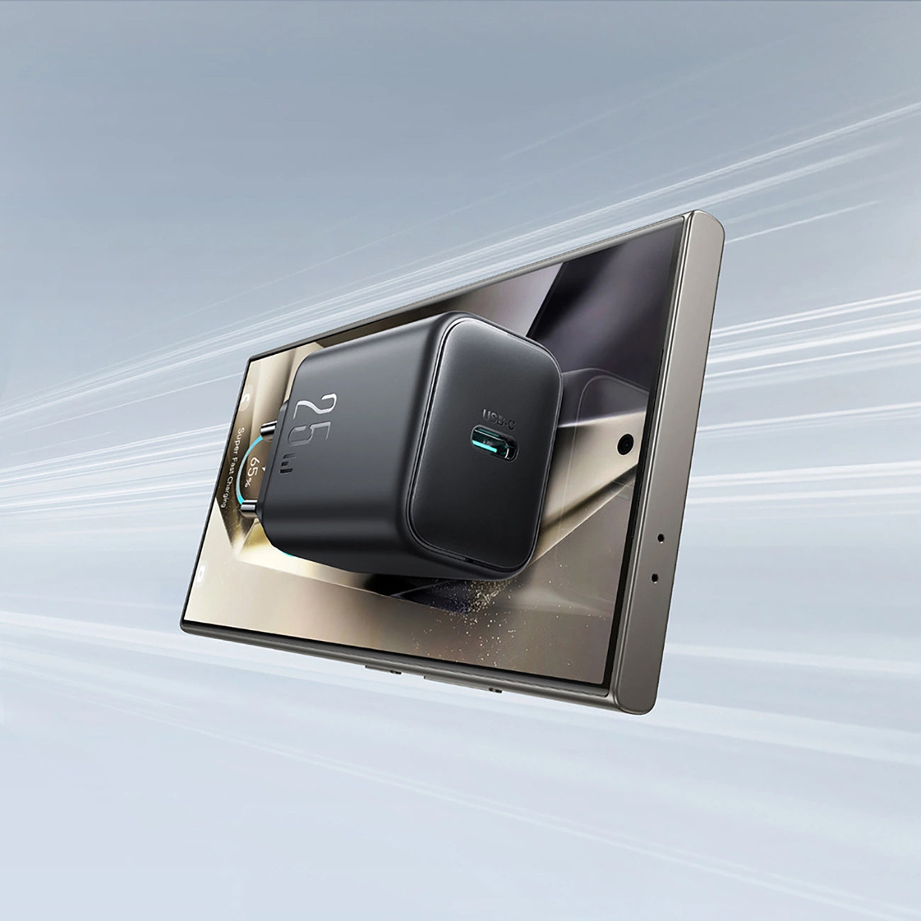 Punjač mreže Joyroom JR-TCF23, 25W, 3A, 1 x USB-C, Crni
