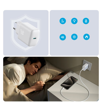 Punjač mreže Joyroom JR-TCF24, 30W, 3A, 1 x USB-C, Beli