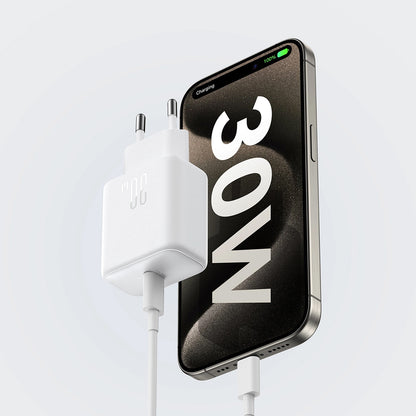 Punjač mreže Joyroom JR-TCF24, 30W, 3A, 1 x USB-C, Beli