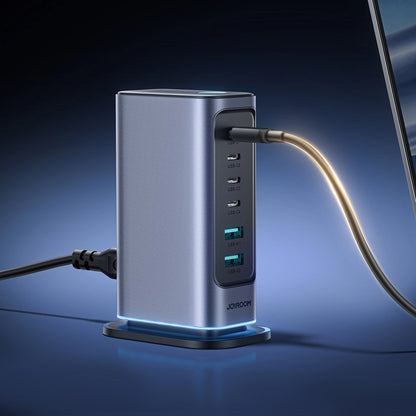 Punjač Stanica Joyroom JR-TCM02, 65W, 3.25A, 2 x USB-A - 4 x USB-C, Sivi