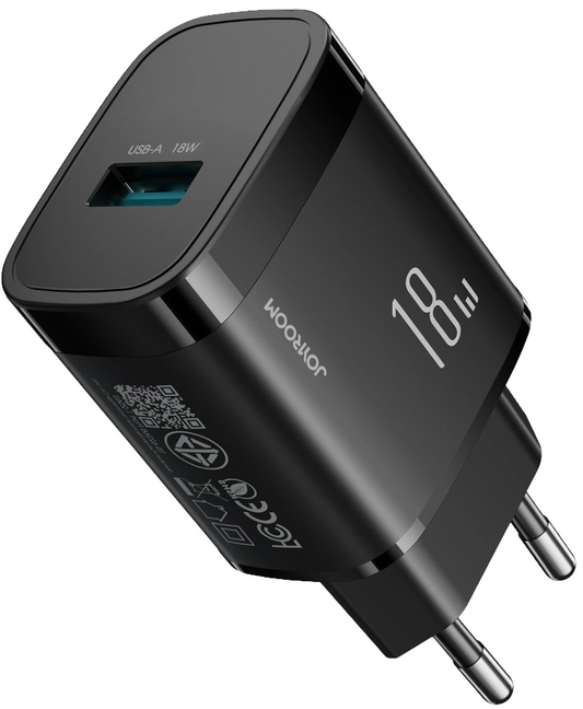 Punjač za mrežu Joyroom JR-TF4, 18W, 3A, 1 x USB-A, Crna