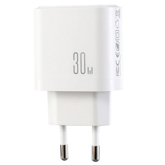 Punjač za mrežu Joyroom JR-TG6, 30W, 3A, 1 x Lightning - 1 x USB-A - 1 x USB-C, Bela