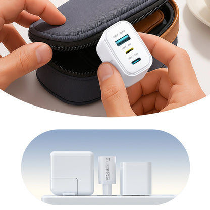 Punjač za mrežu Joyroom JR-TG6, 30W, 3A, 1 x Lightning - 1 x USB-A - 1 x USB-C, Bela
