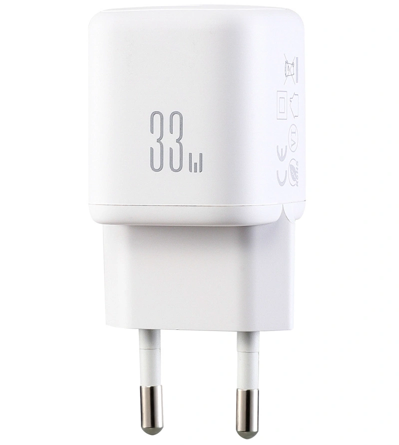 Punjač mreže Joyroom JR-TG7, 33W, 3A, 1 x USB-A - 1 x USB-C, Beli