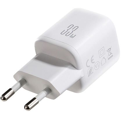 Punjač mreže Joyroom JR-TG7, 33W, 3A, 1 x USB-A - 1 x USB-C, Beli