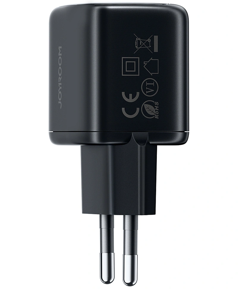 Punjač mreže Joyroom JR-TG7, 33W, 3A, 1 x USB-A - 1 x USB-C, Crni