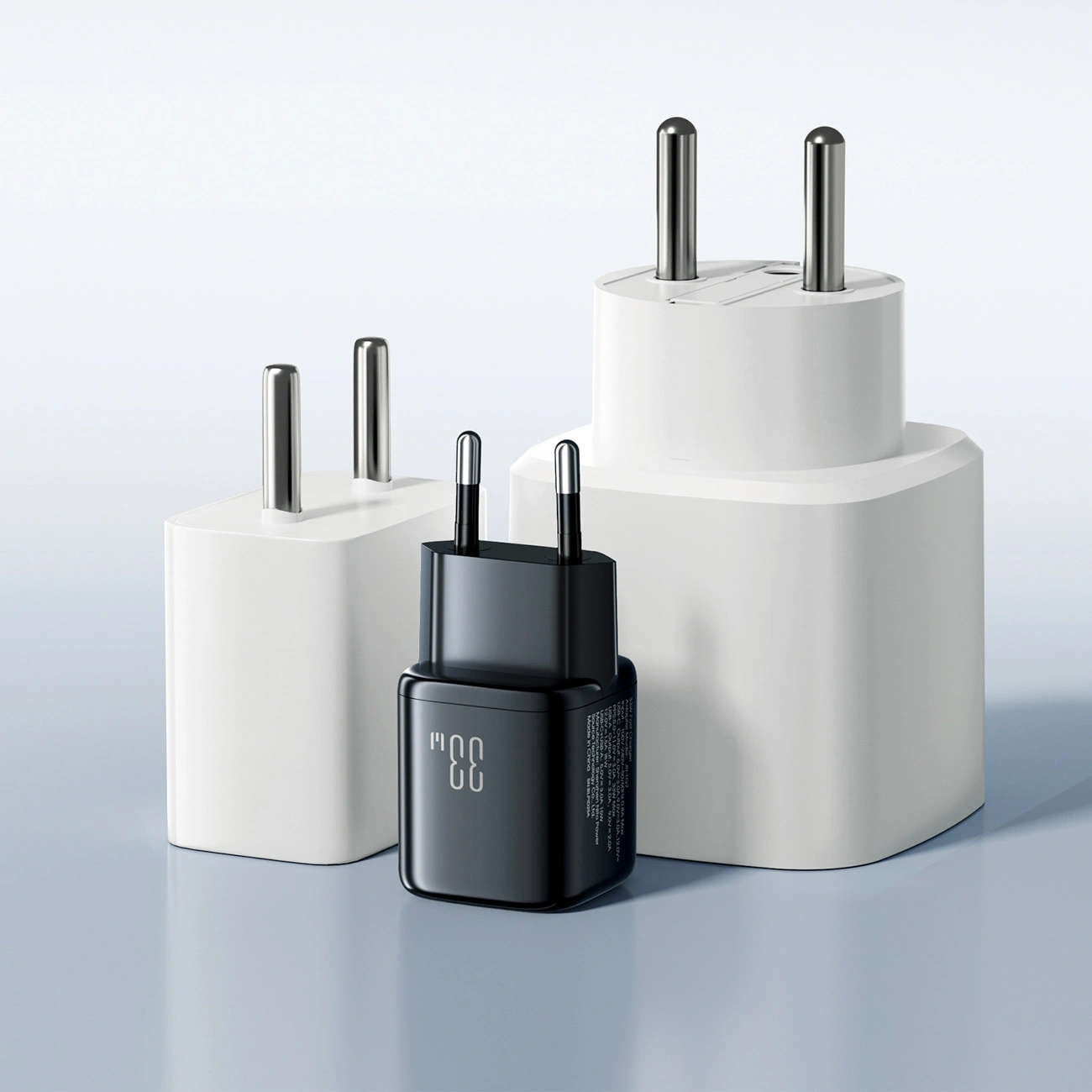 Punjač mreže Joyroom JR-TG7, 33W, 3A, 1 x USB-A - 1 x USB-C, Crni