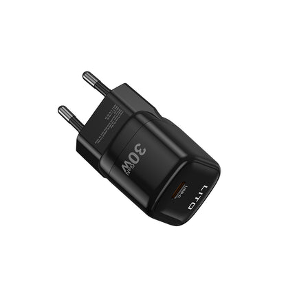 Punjač za mrežu Lito LC11, 30W, 3A, 1 x USB-C, Crni