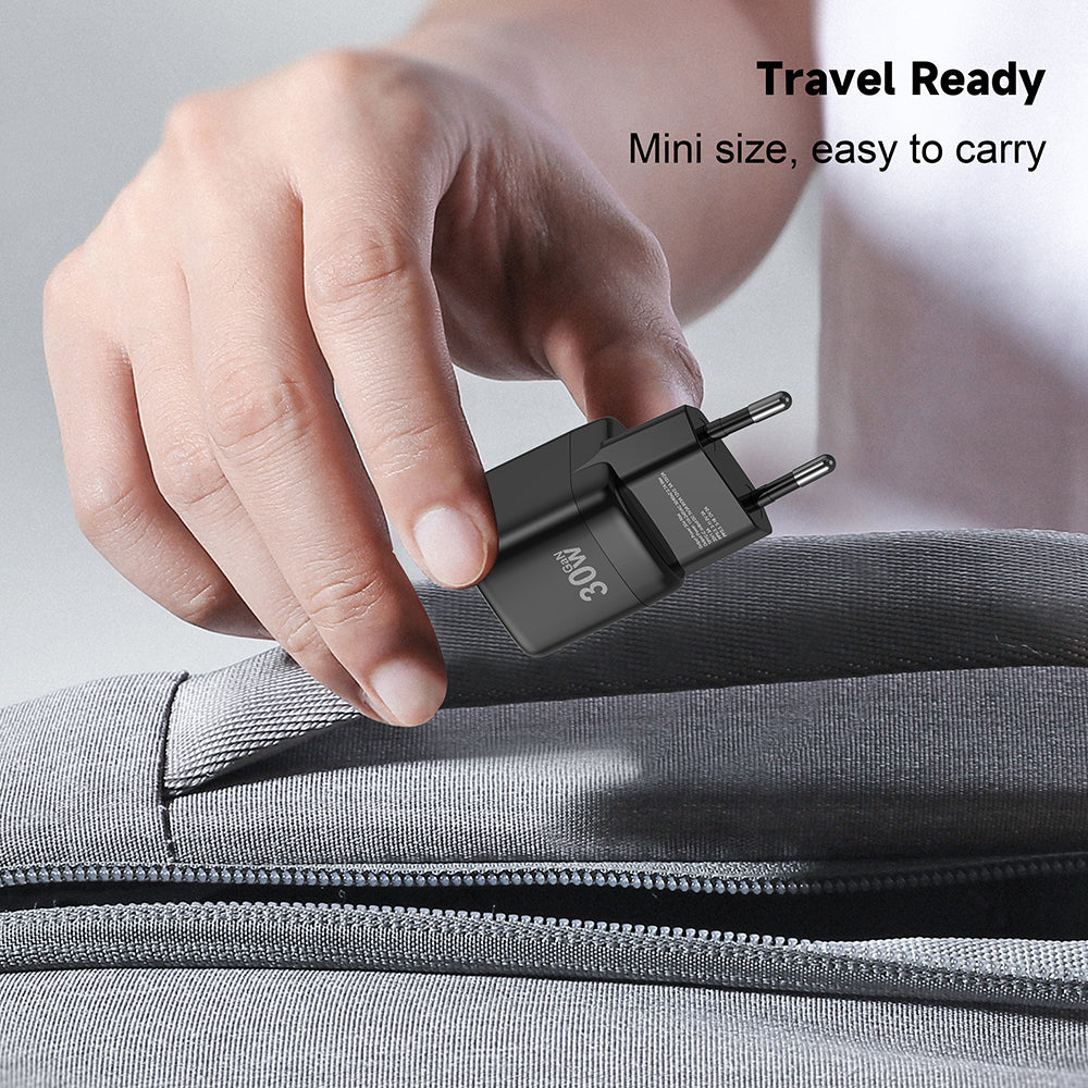 Punjač za mrežu Lito LC11, 30W, 3A, 1 x USB-C, Crni