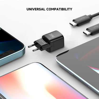 Punjač za mrežu Lito LC11, 30W, 3A, 1 x USB-C, Crni