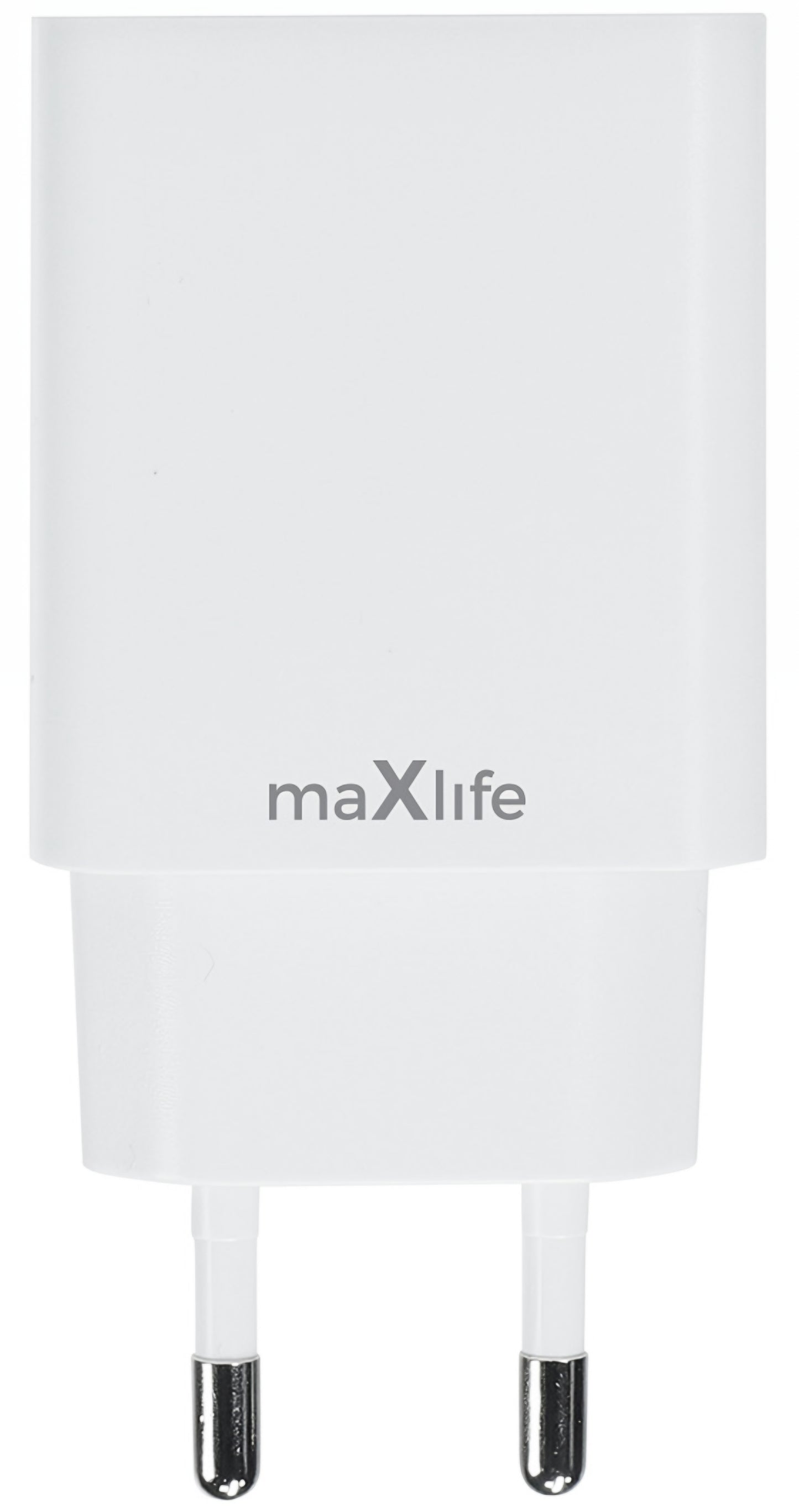 Punjač za mrežu MaXlife MXTC-13-20AC, 20W, 3A, 1 x USB-A - 1 x USB-C, Beli