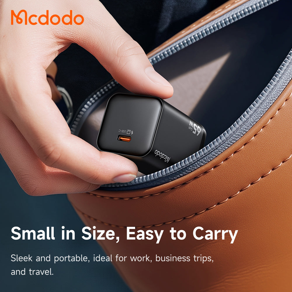 Punjač za mrežu McDodo CH-0850 Ultimate Mini, 65W, 3.25A, 1 x USB-C, Crni