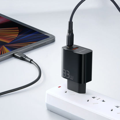 Mrežni punjač McDodo CH-0921, 33W, 3A, 1 x USB-A - 1 x USB-C, Crni