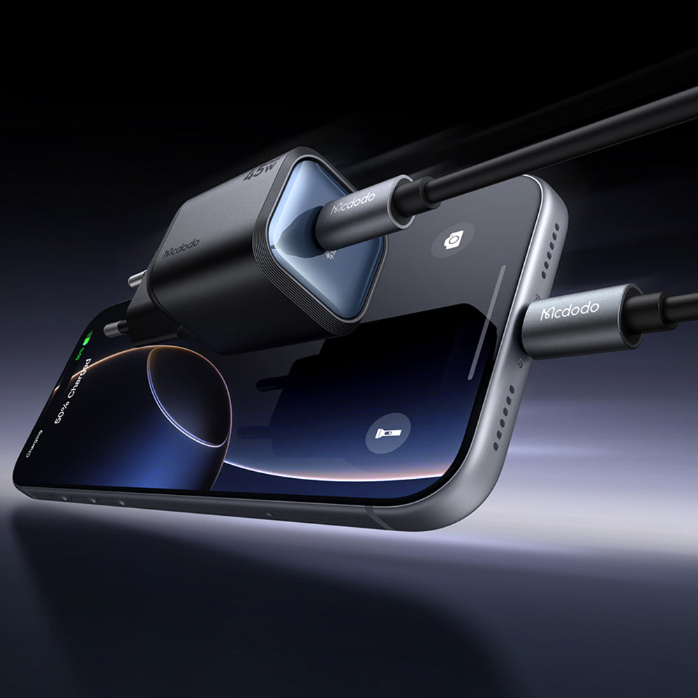 Mrežni punjač McDodo CH-4391 Ultimate Mini, 45W, 3A, 1 x USB-C, Crni