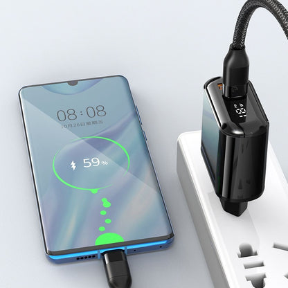 Mrežni punjač McDodo CH-7170 Chocolate Display, 20W, 3A, 1 x USB-A - 1 x USB-C, Crni