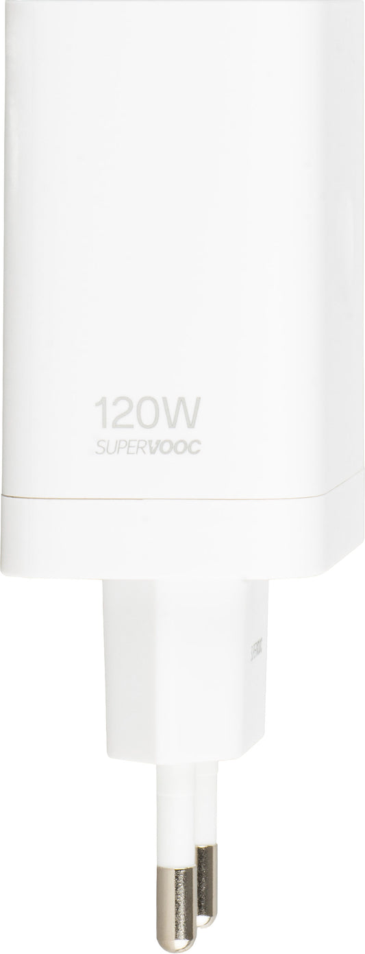 Punjač za mrežu OnePlus, 120W, 1 x USB-A, Bela