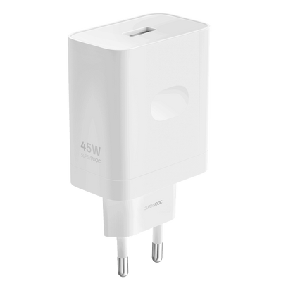 Punjač za mrežu Realme, 45W, 4.1A, 1 x USB-A, Beli VCB4JAEH