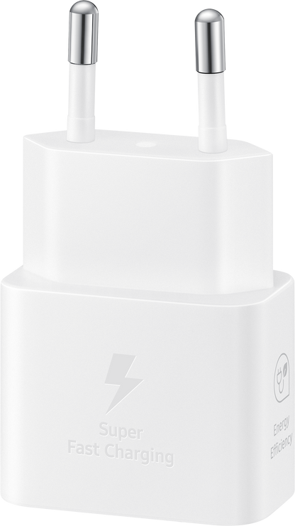 Punjač za mrežu Samsung, 25W, 3A, 1 x USB-C, Beli EP-T2510NWEGEU