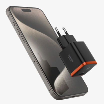 Punjač Mreže Spigen EE301EU Essential, 30W, 3A, 1 x USB-C, Crni ACH08448