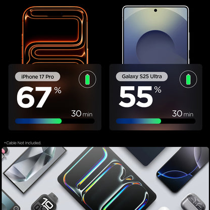 Incarcator Retea Spigen EE301EU Essential, 30W, 3A, 1 x USB-C, Beli ACH09492