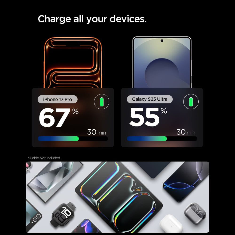 Punjač za mrežu Spigen EE301EU Essential, 30W, 3A, 1 x USB-C, Titan siva ACH10448