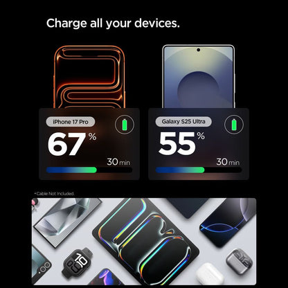 Punjač za mrežu Spigen EE301EU Essential, 30W, 3A, 1 x USB-C, Titan siva ACH10448