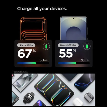 Mrežni punjač Spigen EE301EU Essential, 30W, 3A, 1 x USB-C, Siva ACH10447