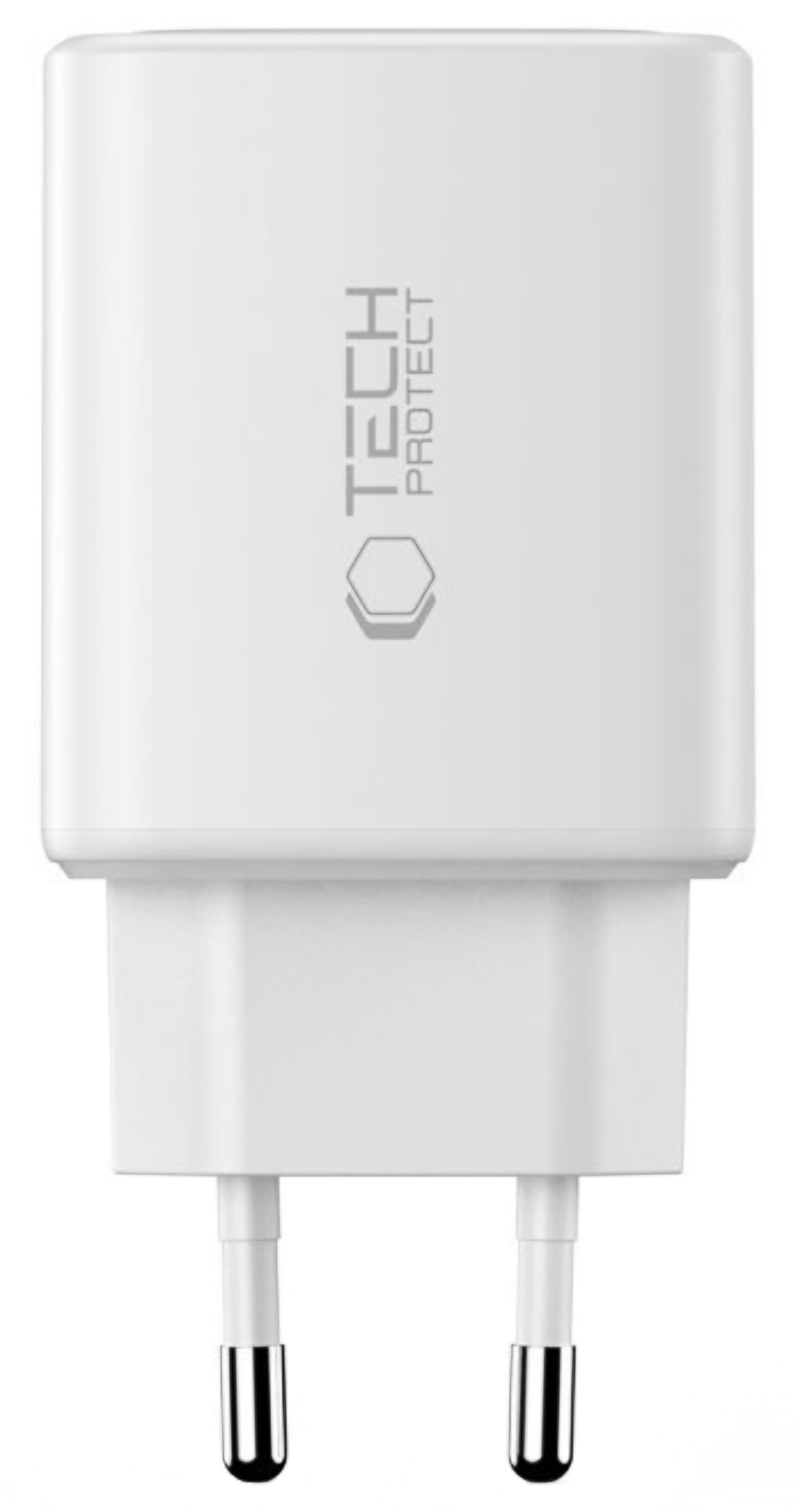 Punjač mreže Tech-Protect NCA65W, 65W, 3A, 1 x USB-A - 2 x USB-C, Beli