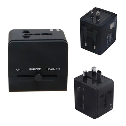 Punjač mreže Techsuit HHt148 Travel, 10W, 2A, 2 x USB-A, Crni
