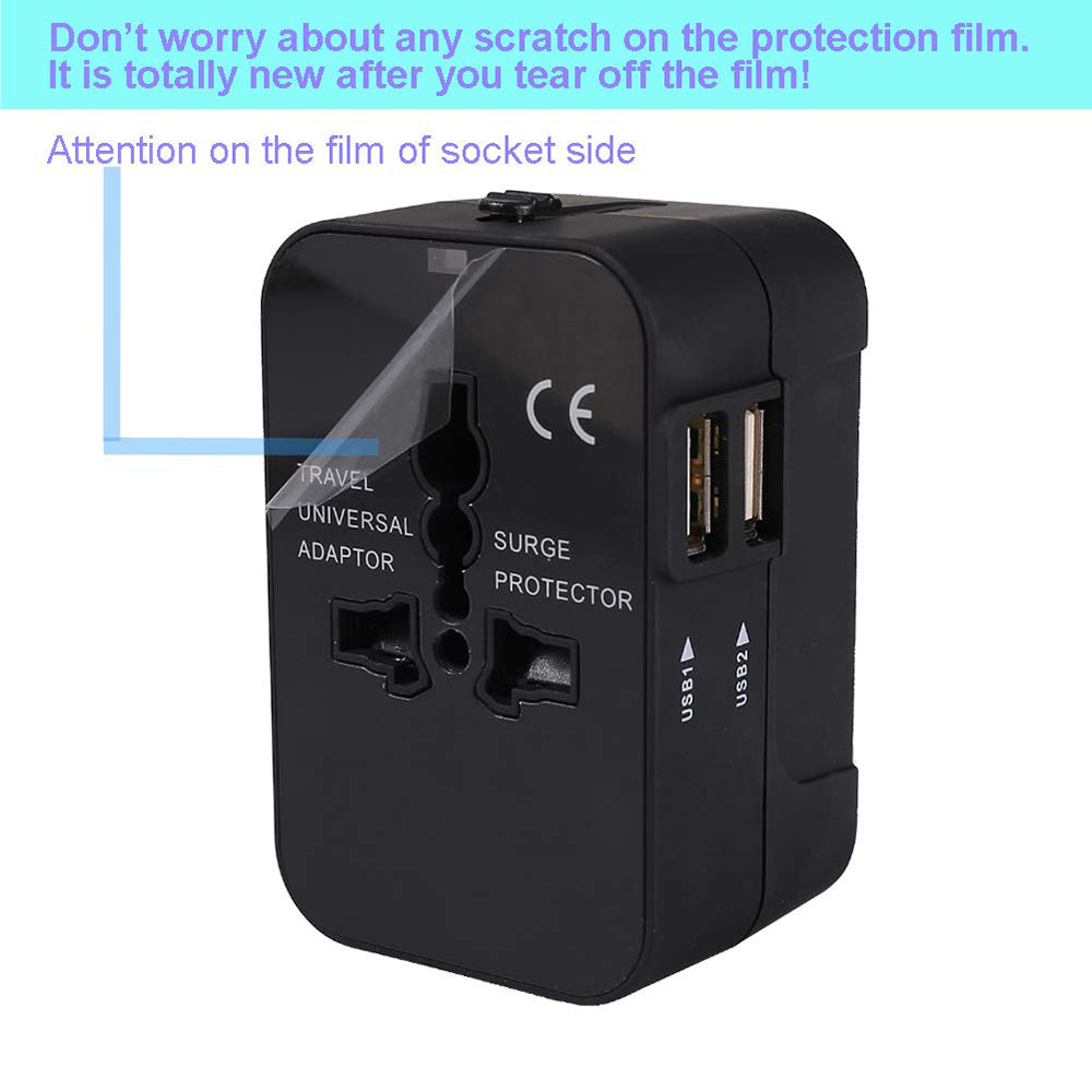 Punjač mreže Techsuit HHT202 Travel, 10W, 2A, 2 x USB-A, Beli