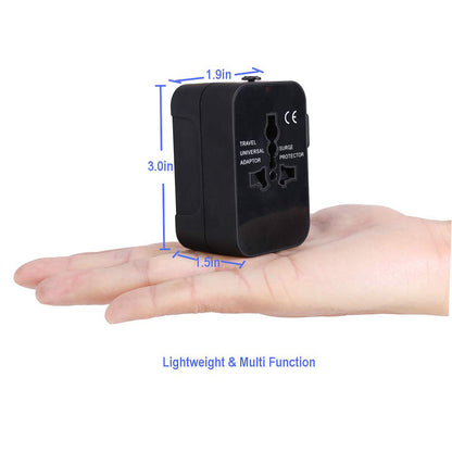 Punjač mreže Techsuit HHT202 Travel, 10W, 2A, 2 x USB-A, Beli