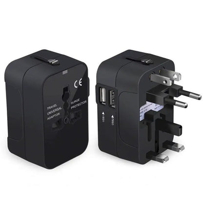 Punjač mreže Techsuit HHT202 Travel, 10W, 2A, 2 x USB-A, Crni