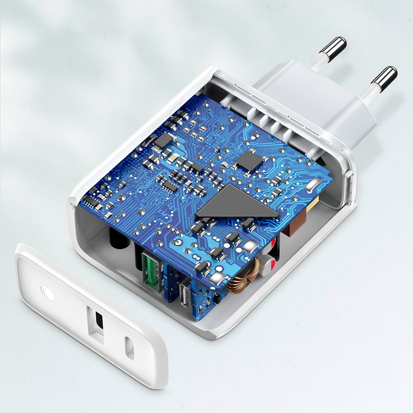 Punjač za mrežu UGREEN CD170, 36W, 3A, 1 x USB-A - 1 x USB-C, Bijeli