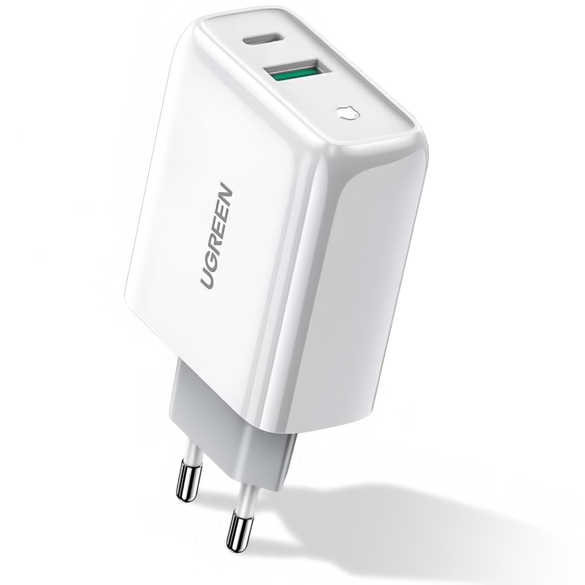 Punjač za mrežu UGREEN CD170, 36W, 3A, 1 x USB-A - 1 x USB-C, Bijeli