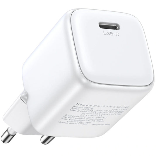 Punjač za mrežu UGREEN CD319, 30W, 3A, 1 x USB-C, Bijeli