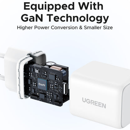 Punjač za mrežu UGREEN X512, 20W, 3A, 1 x USB-C, Beli